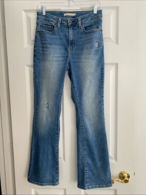 Levis 725 High Rise Bootcut Light Wash Women's Flared Jeans Size 29